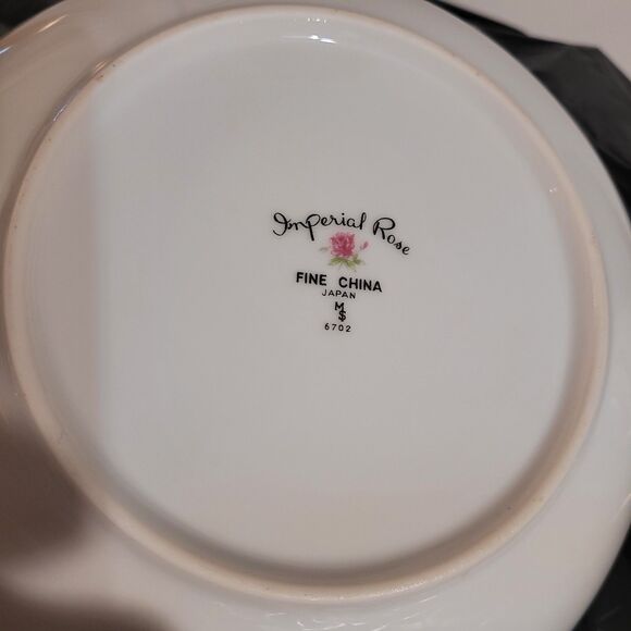 Imperial Rose Large Serving #6702 Bowl  Bone China Japan 9" - Picture 4 of 5